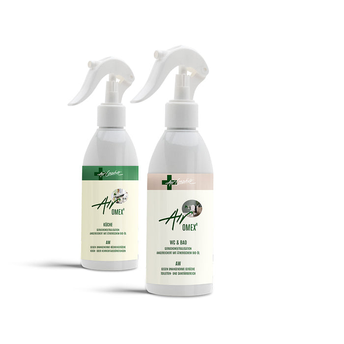 Set Geruchsneutralisation Airomex®AW «Küche, WC und Bad» | mit Bio-Duft